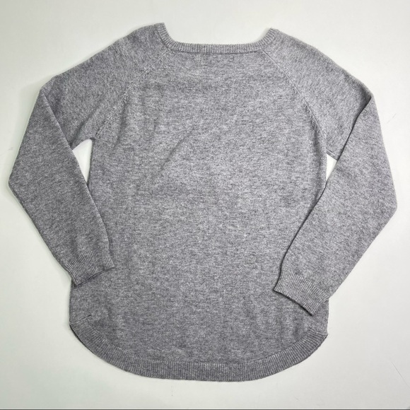 GABBY ISABELLA Lady Patchwork Jewelled Appliqué Grey Graphic Crewneck Sweater - Picture 4 of 17